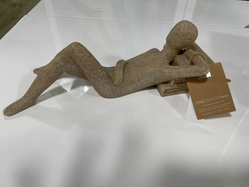 Man Figure on Reading Book Figurines Statues Bookshelf ART - Picture 2 of 3