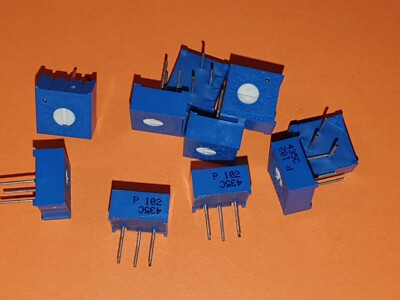 10x 1 kOhm Trimmer Bourns 3386P liegend Trimmpoti