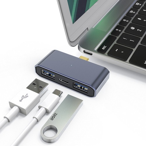 Universal 3in1 USB Type-C Hub TF SD Memory Card Reader For Iphone For Ipad - Bild 14 von 18