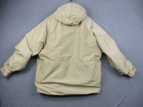 Vintage Woolrich Jacket Men's XL Beige Wool Cotton Coat Chore - Picture 3 of 14