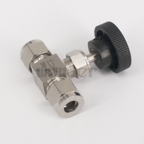Aguja de control de flujo de apagado de acero inoxidable Fit Tubo O/D 3-16 mm 304 compresión - Imagen 45 de 50