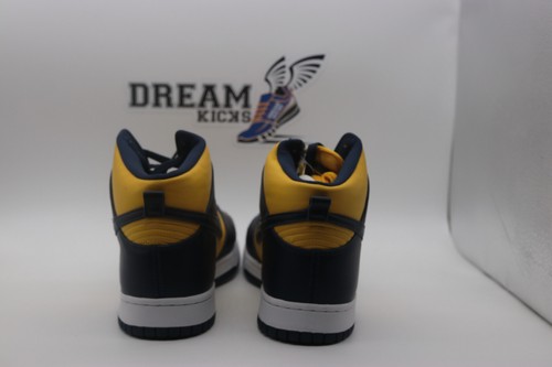 Nike Dunk High SP Retro Michigan 2020, Size 13, CZ8149 700 - Picture 3 of 6