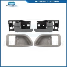 Inner Left Right Side Door Handle w/Bezel For 04-06 01-07 Toyota Tundra Sequoia