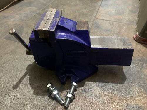 Record 1 Ton, 4” Engineers Bench Vice Made In Sheffield