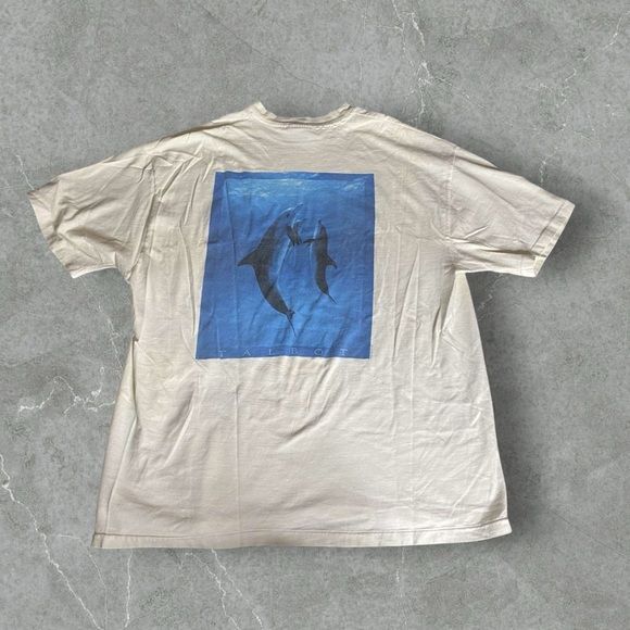 Bob Talbot 1992s Original Vintage Vintage Bob Talbot Shirt Mens XL White Blue 90s Whale Art