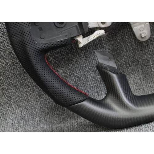 Volante Fit RAM 1500 TRX 2019-2024 actualización mate de fibra de carbono con calefacción - Imagen 5 de 8