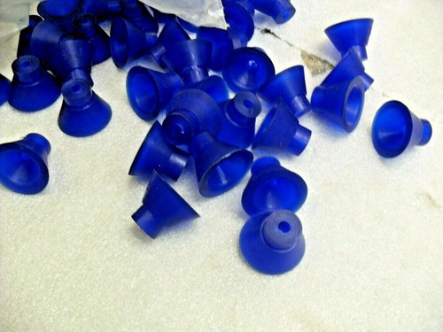 qty 2 -  Vicas VC 56 Vacuum Suction Cup Blue 1-1/2" od new  - Picture 4 of 4