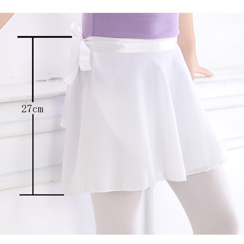 Nuevo Adulto Damas Niños Chifón Ballet Envolvente Bufanda Baile Leotardo Falda 8 Colores - Imagen 30 de 61