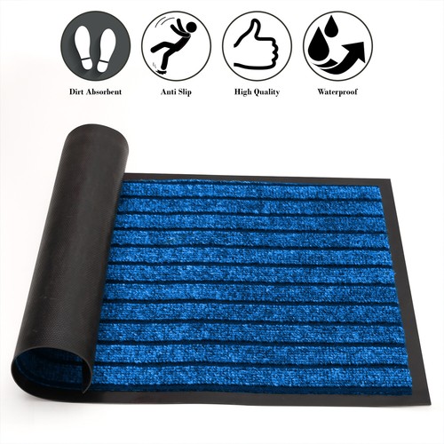 Rubber Outdoor Mat Kitchen Hallway Barrier Mats Heavy Duty Nonslip Runner Rug UK - Picture 32 of 62