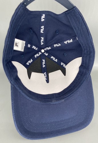 Fila Mens Cap Front FILA Genuine Baseball Cap Navy Blue Mens Teen B’day Gift NEW - Picture 5 of 8
