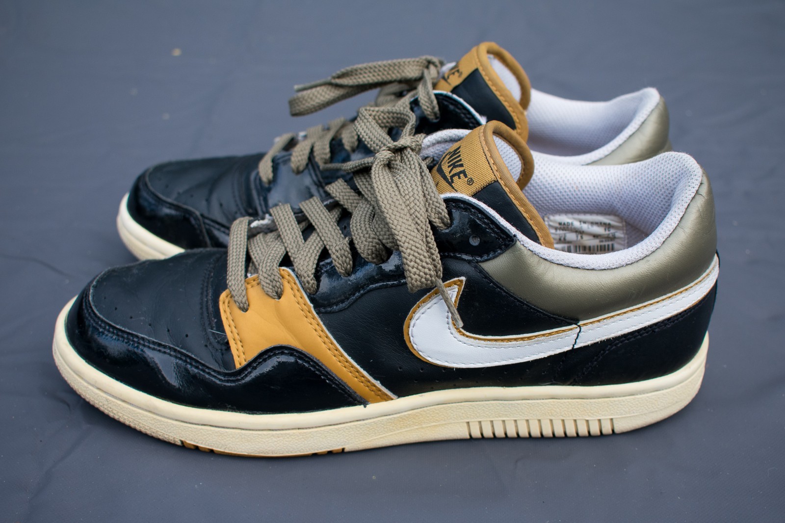 NIKE COURT FORCE LOW BASIC BLK/GOLD/WHEAT Comfortable Brand discount NIKE COURT FORCE LOW BASIC BLK/GOLD/WHEAT Comfortable Brand discount