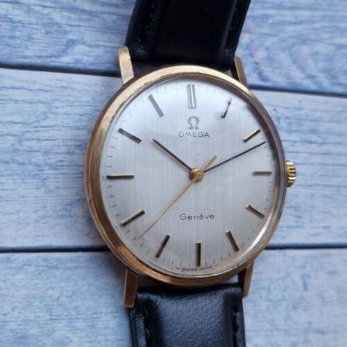 Vintage Omega 9ct Solid Gold Men's Watch - Picture 3 of 12