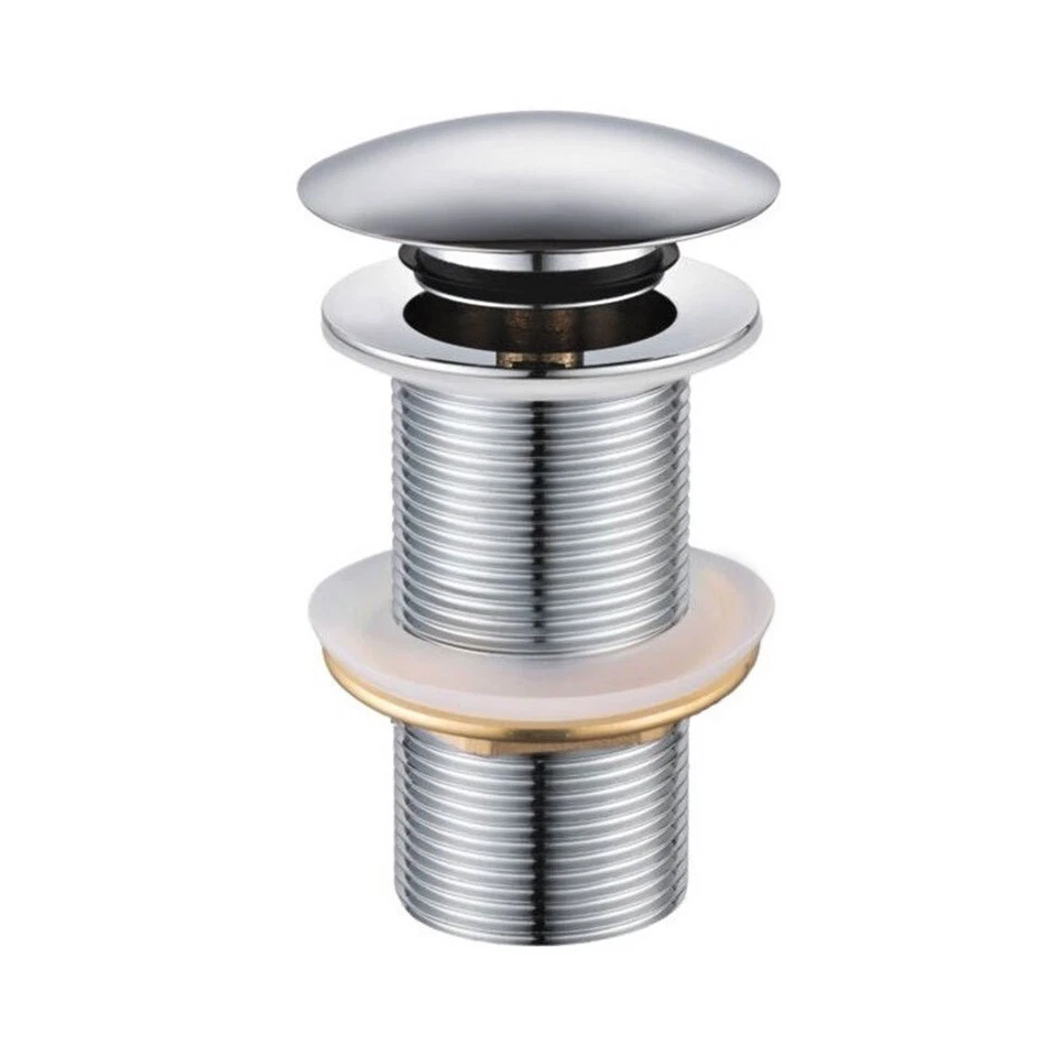 2er Set Siphon rostfrei verchromt & Pop-Up Ventil 1 1/4 Zoll Syphon wohnfreuden - Bild 4 von 4