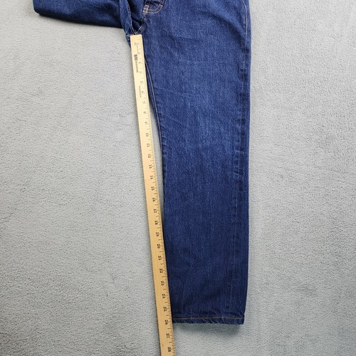 Taylor Stitch Jeans Mens 31X26 Blue Selvedge Slim Button Fly Organic Denim - Picture 7 of 20