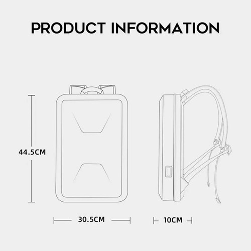 Mochila rígida BANGE para hombre mochilas de negocios antirrobo 15,6" mochila para computadora portátil - Imagen 6 de 26
