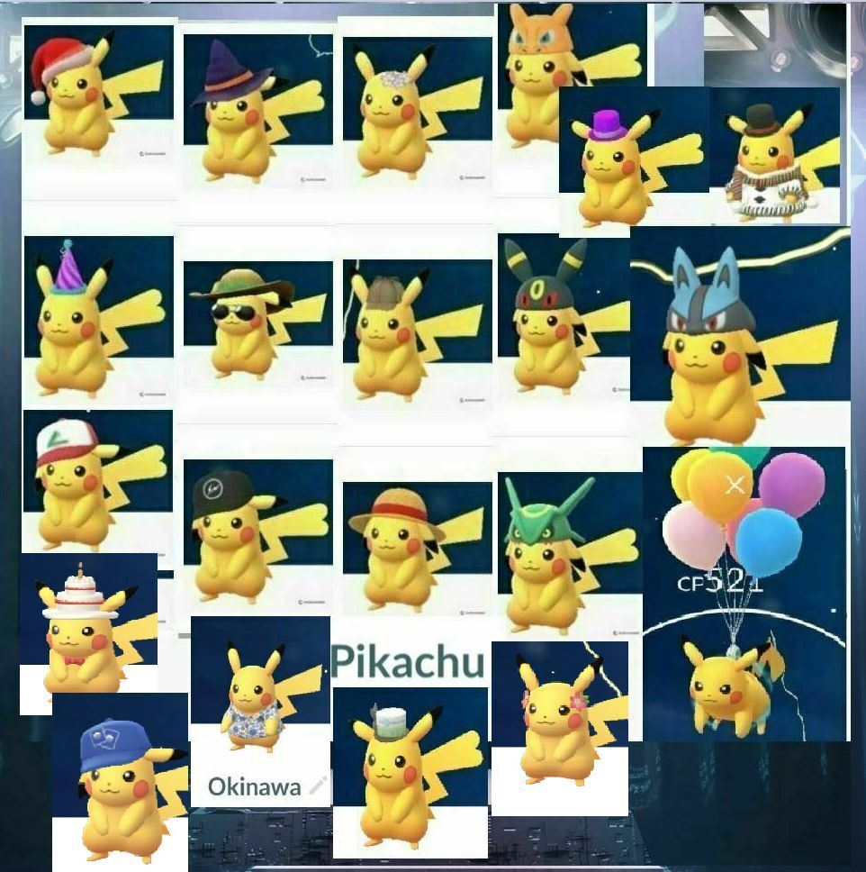 Pokemon Go: Evolving Normal & Shiny Pikachu into Normal & Shiny