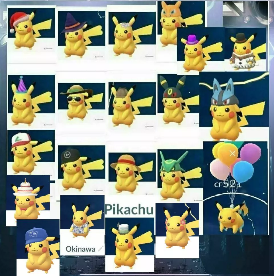 Pikachu evolution chart