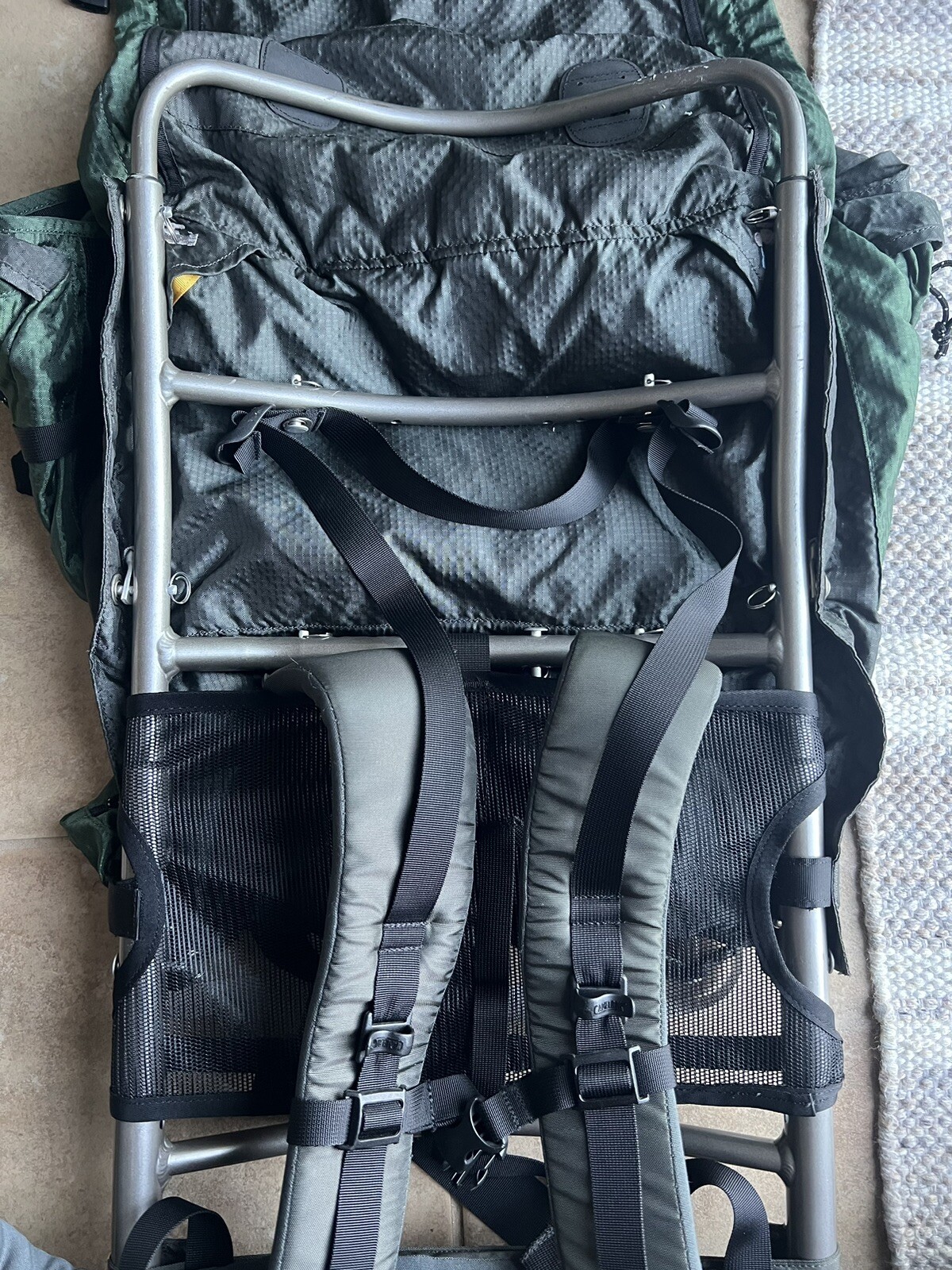 Kelty Trekker 3950 Hiking Camping Hunting Backpack Green Aluminum Frame