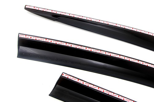 Smoke Tinted Weathershields 4p for 2015-2018 KIA All New Sorento Si SLi Platinum - Picture 6 of 12