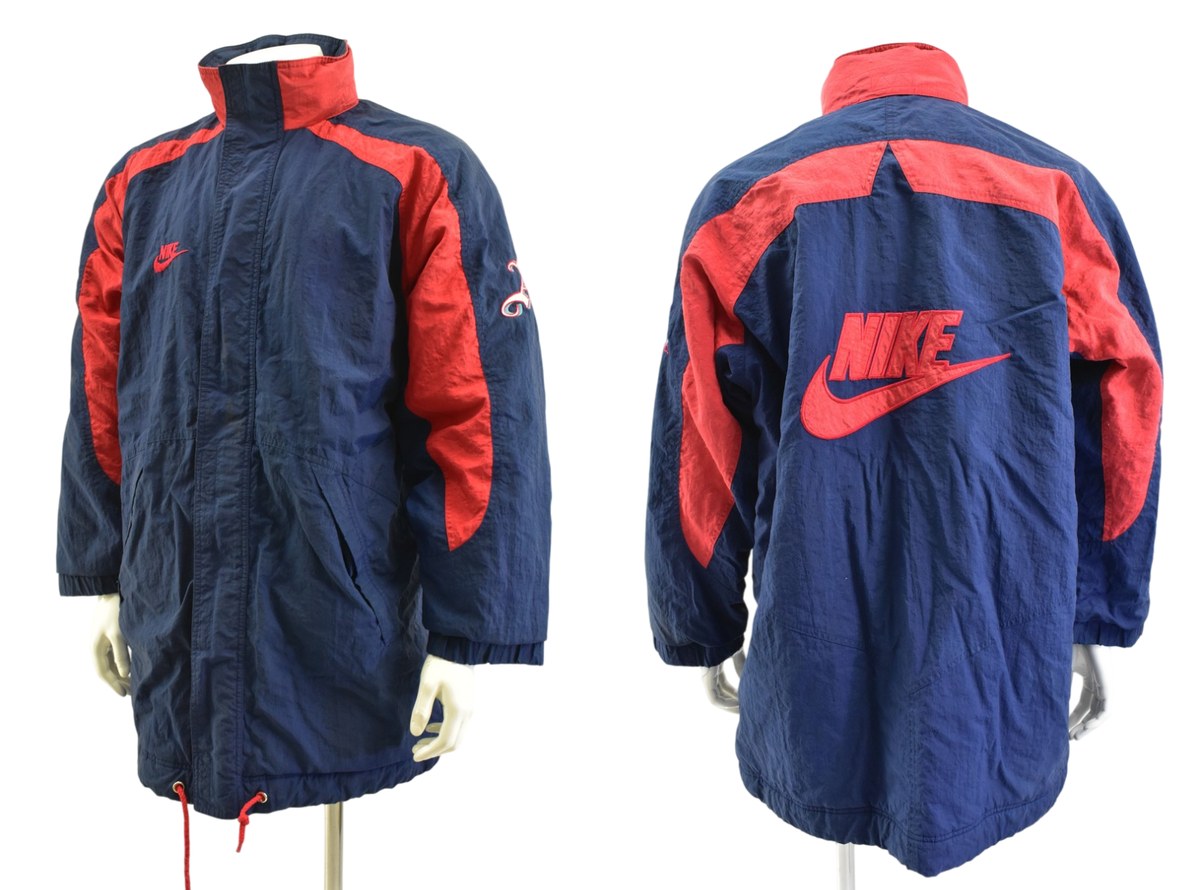 GUNNERS NIKE Arsenal FC 1994-96 Football Bench Jacket Winter Men's