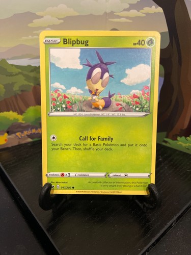 Blipbug 017/202 - Sword & Shield - Common - Pokemon Card TCG - LP - Picture 1 of 3
