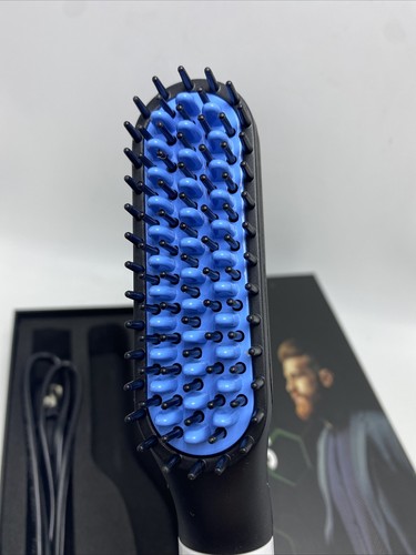Ecardy Hair & Beard Straightener Power Cord Ionic Brush Anti Scald New Open Box - Picture 5 of 12