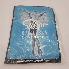 Silkies Ultra Control Top Ultra Sheer Legs 030209 Medium Off White Ivory 2 Packs