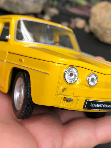 Imperfect 1:24 Diecast Car Welly YELLOW 1964 RENAULT R8 GORDINI No Box AS-IS - Picture 5 of 22