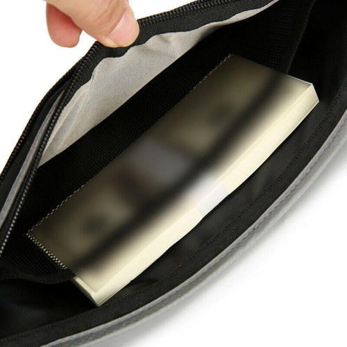Travel Passport Money Belt Security RFID Blocking Waist Bag Invisible Wallet Zip - Picture 10 of 24