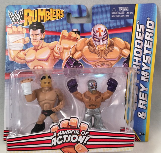 wwe rumblers figures