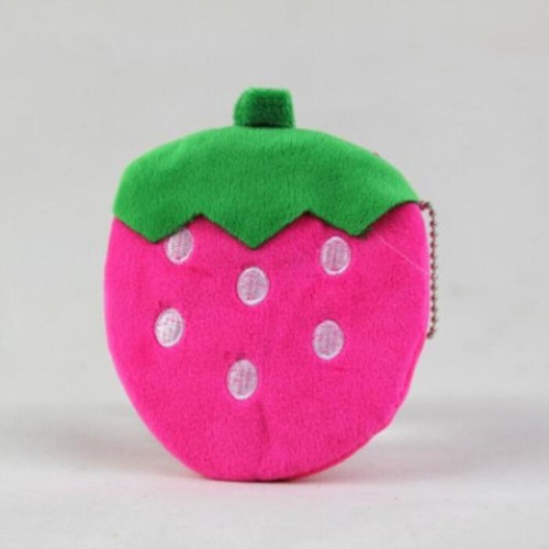Coin Purse fruit Strawberry Plance Pocket usine Pocket Pocket Pouch Pouch Purse (rose)