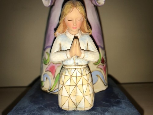 Jim Shore 2007 Angel Do This in Remembrance of Me - First Communion Girl 4009771 - Imagen 4 de 20