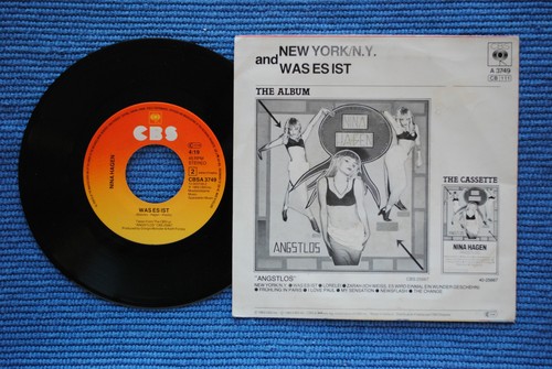 NINA HAGEN / SP CBS A 3749 / 1983 ( NL ) - Bild 2 von 2