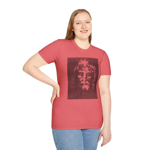 Shroud of Turin Jesus Christ Face Unisex TShirt Christian Faith Tee Shirt - Picture 24 of 91