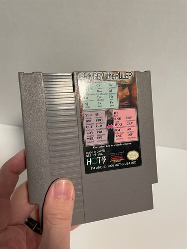 NINTENDO NES Shingen The Ruler video game. Tested Working Very Clean - Picture 4 of 5