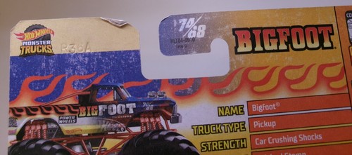 Monster Trucks Bigfoot 2023 Hot Wheels 1:64 Monster Trucks - Imagen 7 de 11