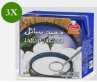 3 Pack X Liquid jameed (AL-KASSEH ) PREMIUM QUALITY (440 gram) جميد سائل كسيح