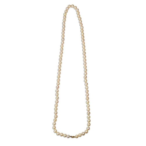 Salzwasserzuchtperlen Halskette 32 Zoll - Bild 1 von 6