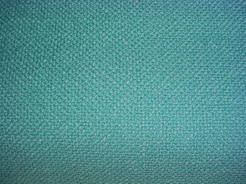 8-7/8Y KRAVET 35379 DUNMORE DEEP AQUA BLUE TEXTURED FAUX LINEN UPHOLSTERY FABRIC - Picture 3 of 4
