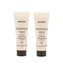 2 X Aveda Rosemary Mint Purifying Shampoo 0.34 oz 10 ml Sample Tube