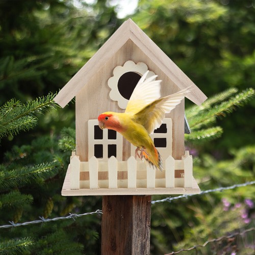 Wood collection Bird Sleeping Box Parrot Habitat Bird Houses Outside Kit