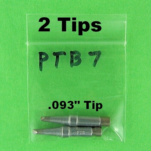 Weller PTB7 700°F Screwdriver Tip .093" More Mass Easier Solder Wick Desoldering - Picture 1 of 3