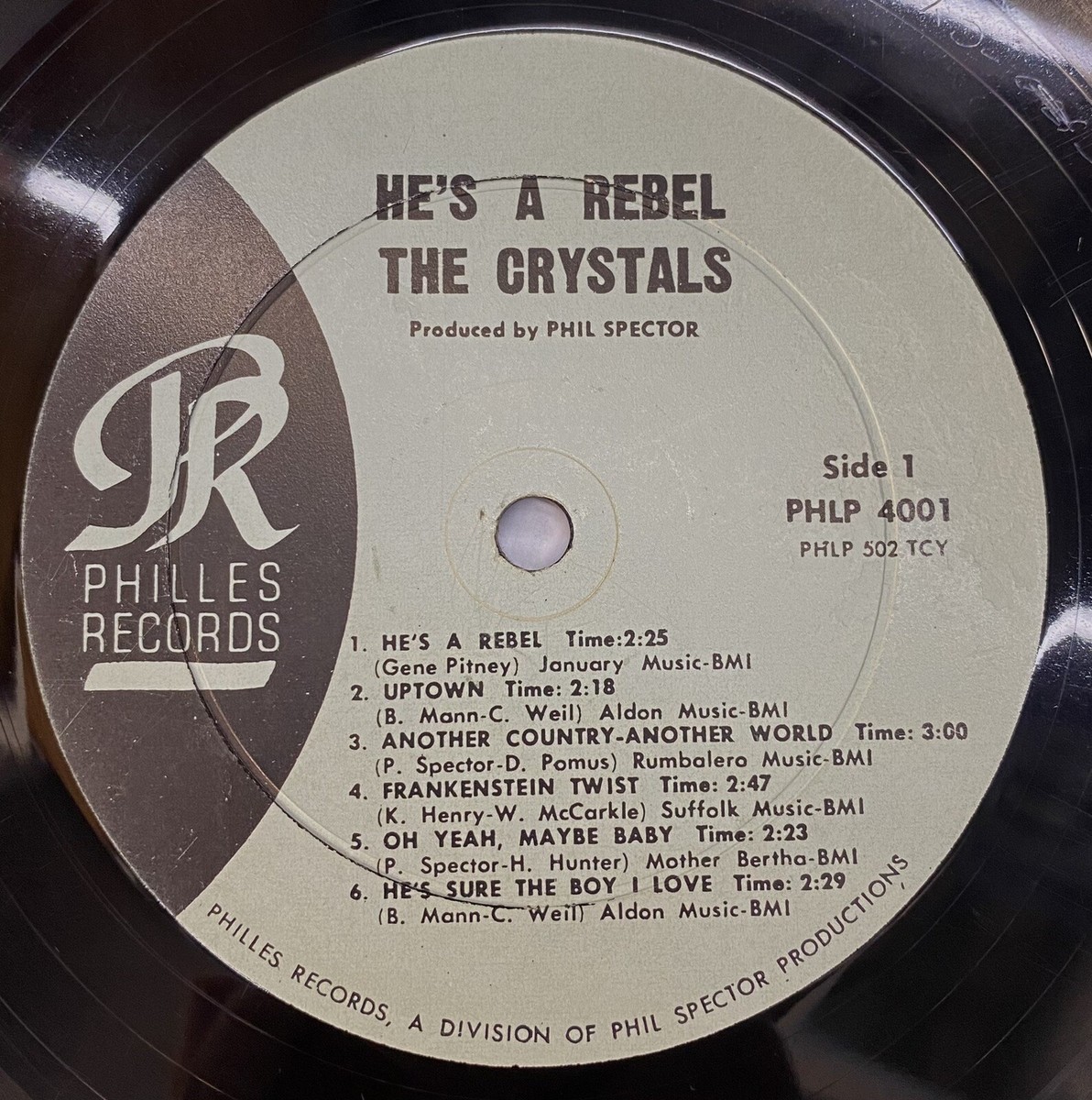 EU180g重量盤　HE's A REBEL / THE CRYSTALS HE'S A REBEL--THE CRYSTALS (NEW ENHANCED VERSIONS) 720 - YouTube