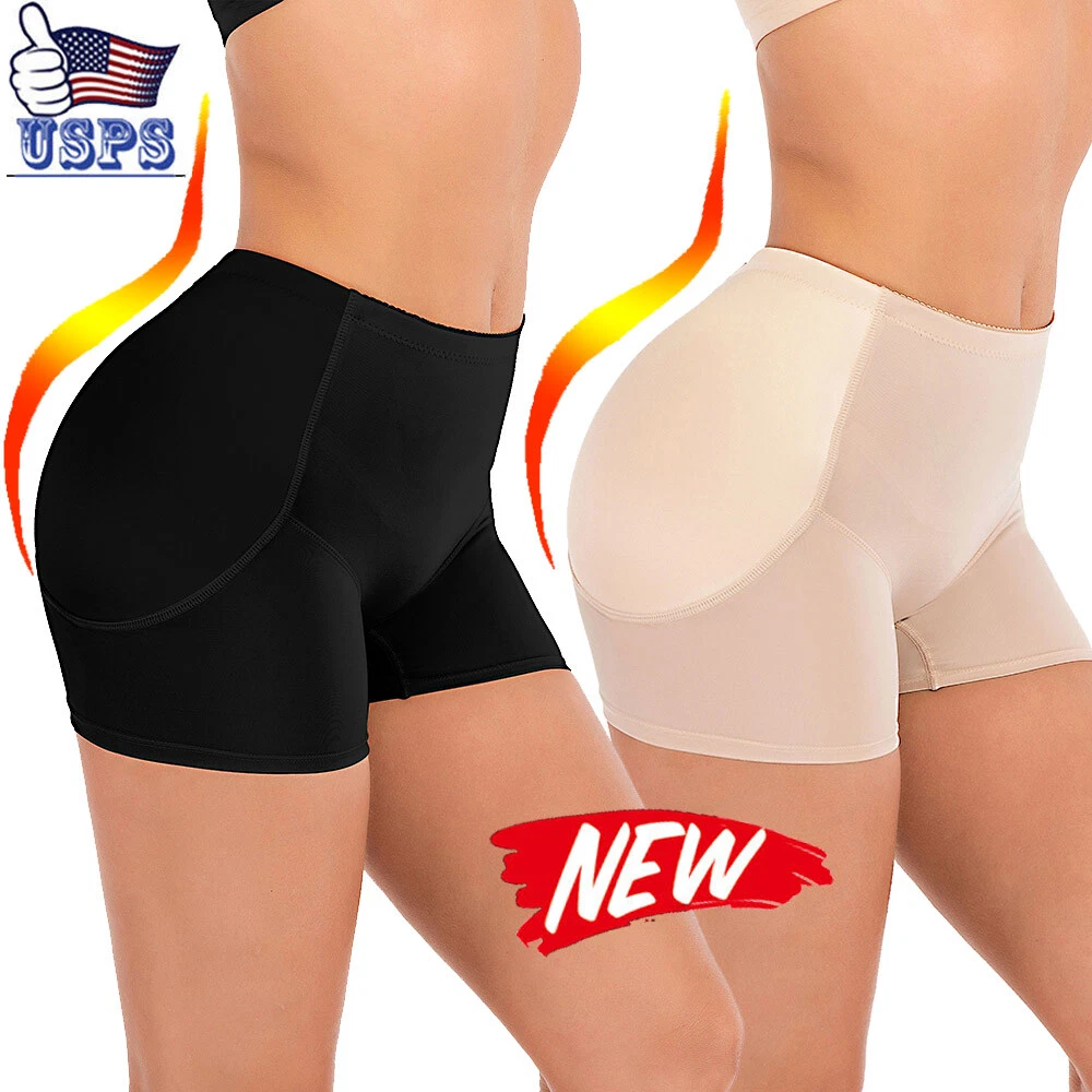 Butt Lifter Panties Seamless Padded Underwear Women Butt Pads High Waist  Tummy Control Shapewear_m