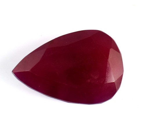 323.95 Ct Natural African Red Ruby 54 x 37 mm Pear Loose Gemstone Free Shipping - Picture 9 of 9