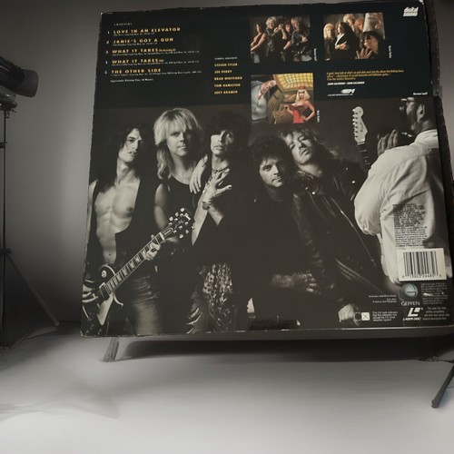 AEROSMITH Things That Go PUMP In The Night Laserdisc Disc Is LN Cover Is VG! - Picture 2 of 3