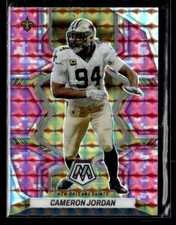 Cameron Jordan - 2022 Panini Mosaic Pink Camo Prizm #142 New Orleans Saints