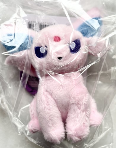 Pokemon Center Plush Keychain Espeon Clip Mascot Doll Japan NEW Gift - Picture 2 of 7