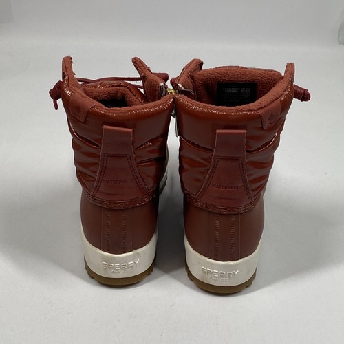 Sperry Stivali da neve donna Maritime Repel nylon rosso STS86689 USA 8,5 / EUR 39,5 - Foto 4 di 13