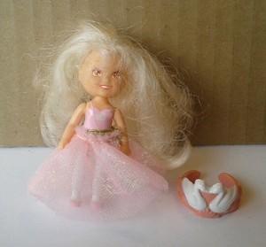 Vintage-1993-Playskool-KRYSTAL-PRINCESS-Swan-Ballerina-Doll-w-Crown